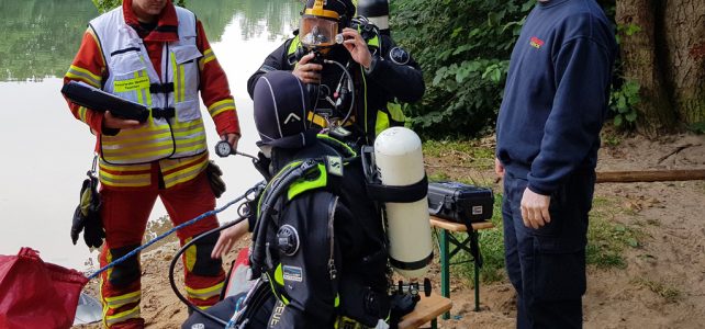 Einsatz an der Großen Tonkuhle in Itzehoe