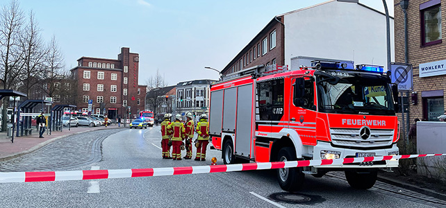 Doppelter Gasgeruch sowie zwei Kleinfeuer