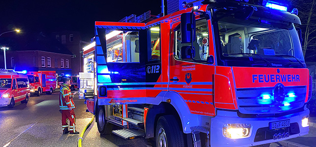 Kellerbrand im Hochhaus Brunnenstraße