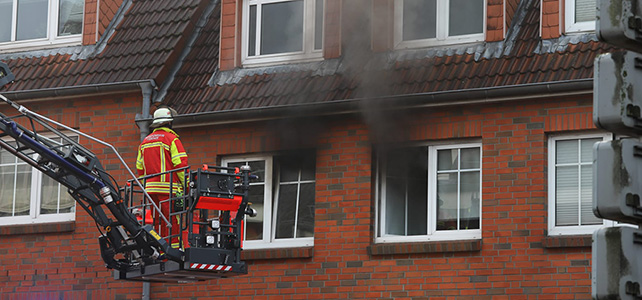 Küchenbrand in der Ritterstraße