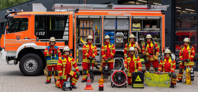 Jahresabschlussübung der Feuerwehr Itzehoe