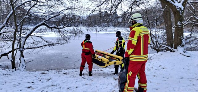 Warnung vor dem Betreten von Eisflächen – Lebensgefahr!