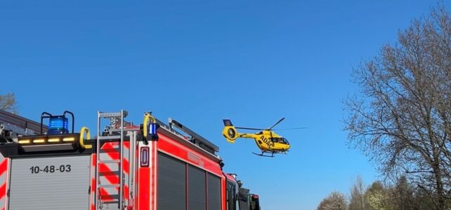 Schwerer Verkehrsunfall auf der A23 – Sattelschlepper landet im Graben